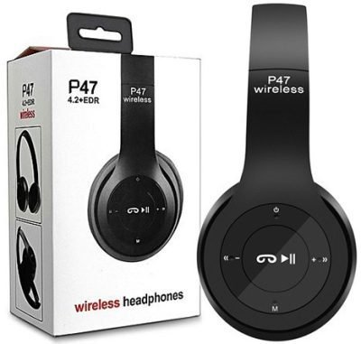 P47 Wireless Headphone with FM Radio